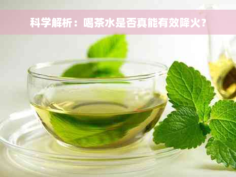 科学解析：喝茶水是否真能有效降火？