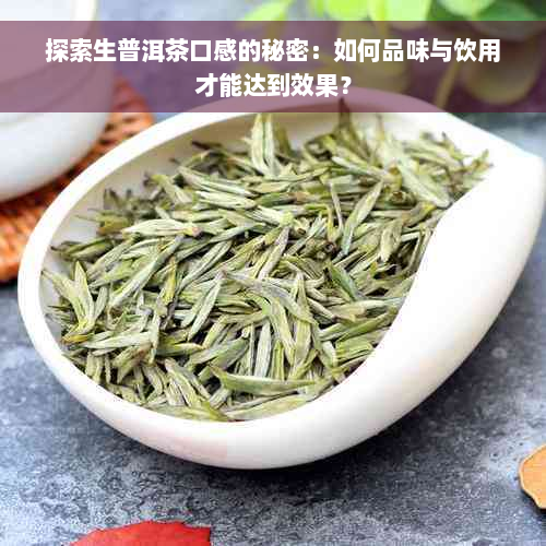 探索生普洱茶口感的秘密：如何品味与饮用才能达到效果？