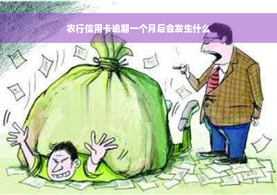 农行信用卡逾期一个月后会发生什么