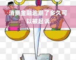 消费金融逾期了多久可以被起诉