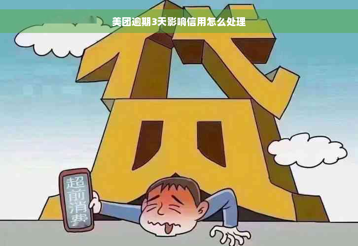 美团逾期3天影响信用怎么处理