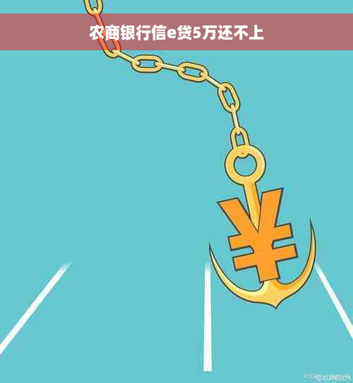 农商银行信e贷5万还不上