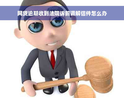 网贷逾期收到法院诉前调解信件怎么办