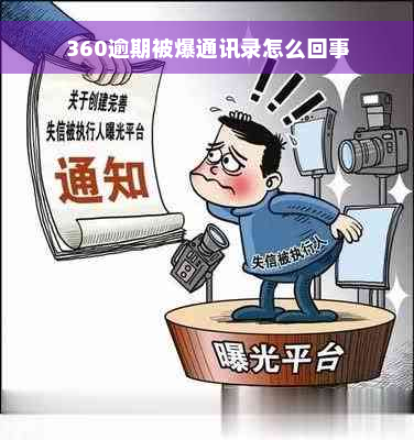 360逾期被爆通讯录怎么回事