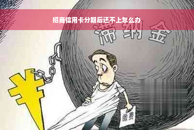 招商信用卡分期后还不上怎么办