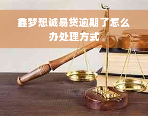 鑫梦想诚易贷逾期了怎么办处理方式