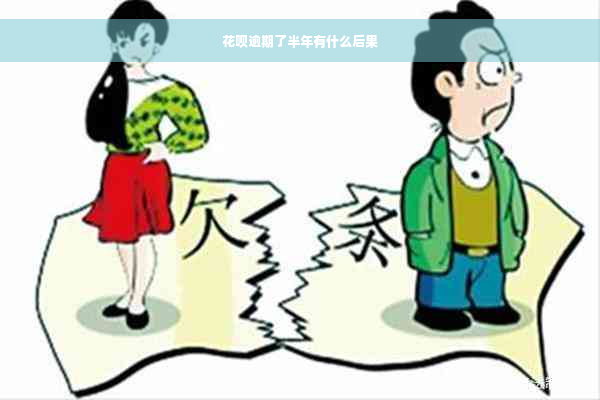 花呗逾期了半年有什么后果