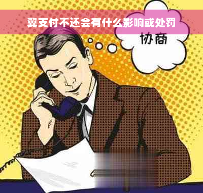 翼支付不还会有什么影响或处罚