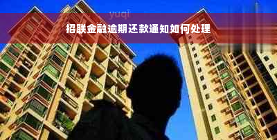 招联金融逾期还款通知如何处理