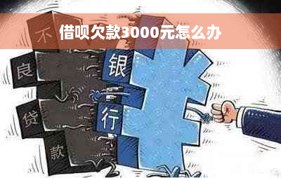 借呗欠款3000元怎么办