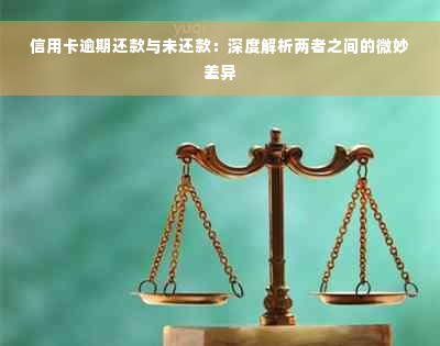 信用卡逾期还款与未还款：深度解析两者之间的微妙差异