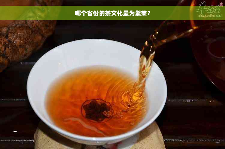 哪个省份的茶文化最为繁荣？