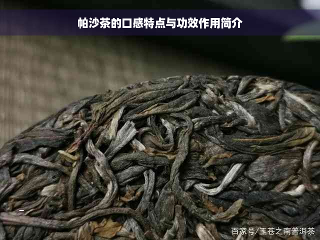 帕沙茶的口感特点与功效作用简介