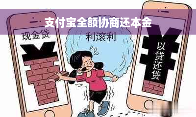 支付宝全额协商还本金