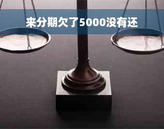 来分期欠了5000没有还