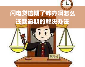 闪电贷逾期了咋办啊怎么还款逾期的解决办法