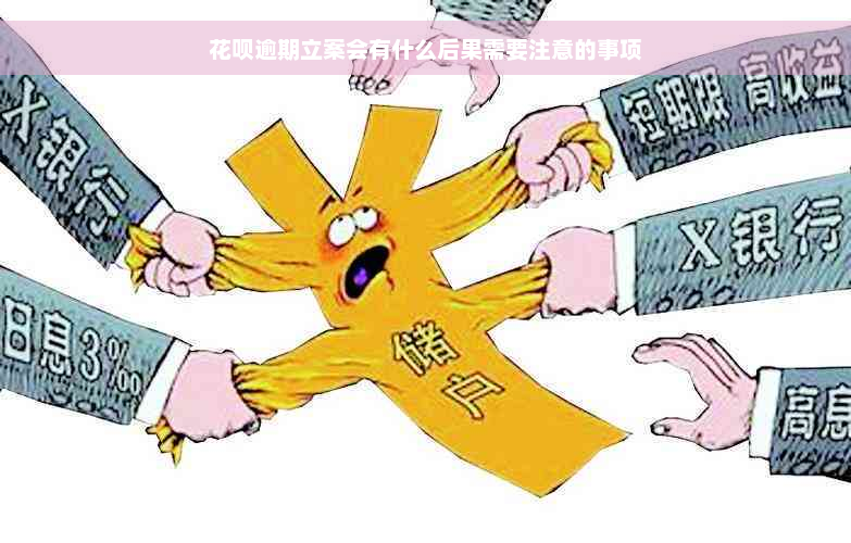 花呗逾期立案会有什么后果需要注意的事项