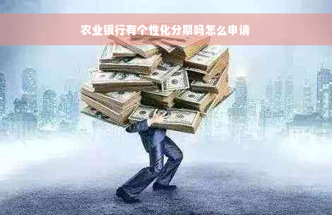 农业银行有个性化分期吗怎么申请