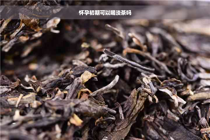 怀孕初期可以喝淡茶吗