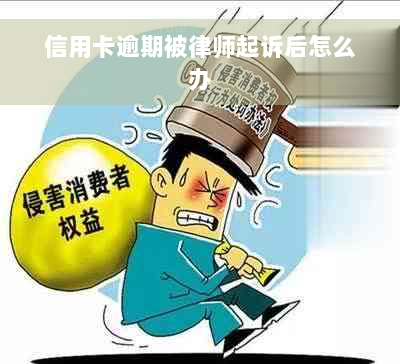 信用卡逾期被律师起诉后怎么办