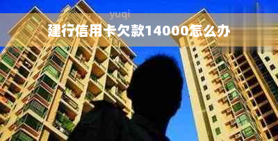 建行信用卡欠款14000怎么办