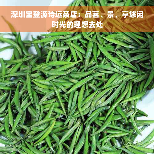 深圳宝登源诗远茶店：品茗、景、享悠闲时光的理想去处