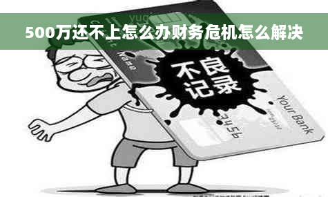 500万还不上怎么办财务危机怎么解决