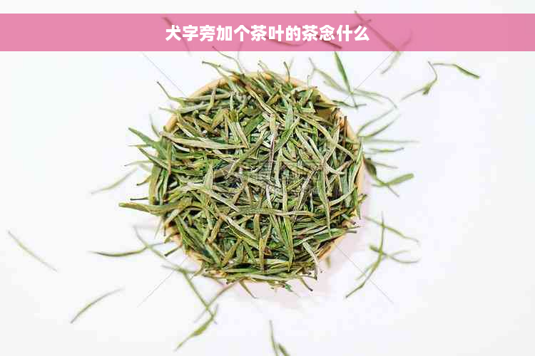 犬字旁加个茶叶的茶念什么