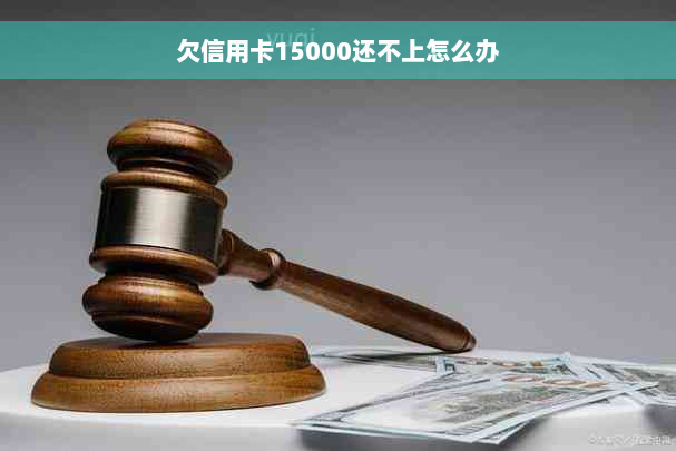 欠信用卡15000还不上怎么办