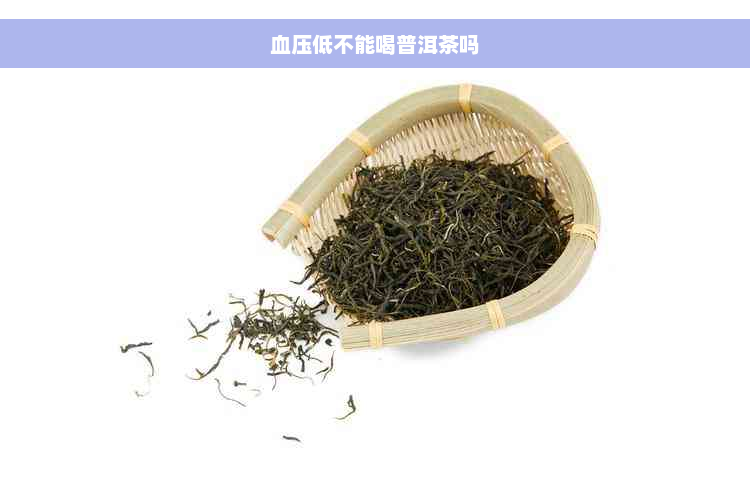 血压低不能喝普洱茶吗