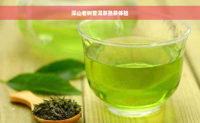 深山老树普洱茶熟茶体验