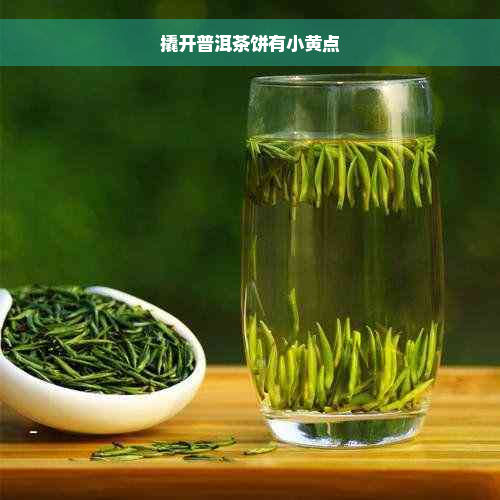 撬开普洱茶饼有小黄点