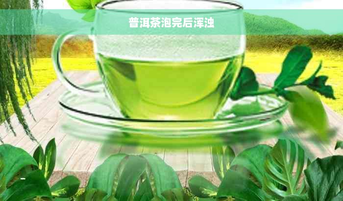 普洱茶泡完后浑浊