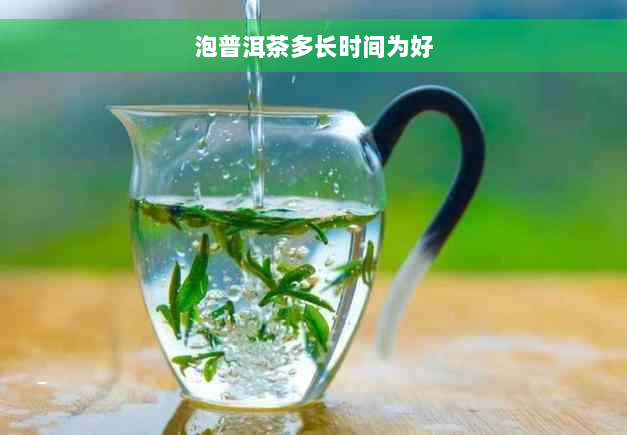 泡普洱茶多长时间为好