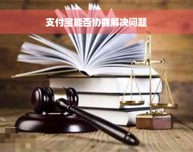 支付宝能否协商解决问题