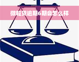 微粒贷逾期6期会怎么样