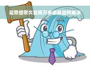 花呗借呗欠款两万多逾期如何解决