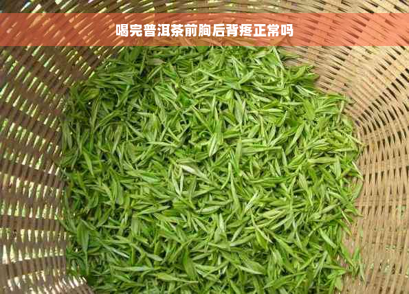 喝完普洱茶前胸后背疼正常吗