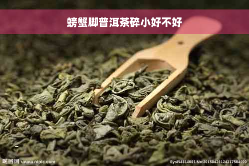 螃蟹脚普洱茶碎小好不好