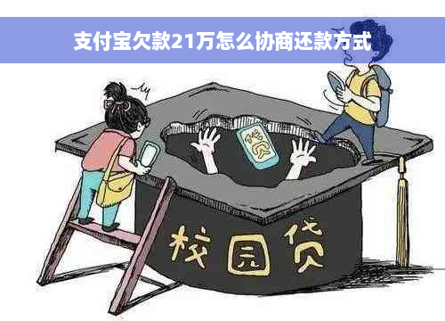 支付宝欠款21万怎么协商还款方式