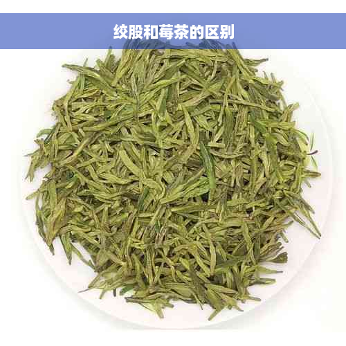 绞股和莓茶的区别