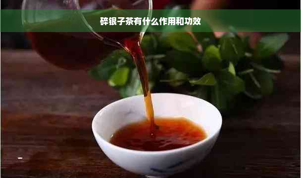 碎银子茶有什么作用和功效