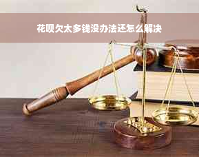 花呗欠太多钱没办法还怎么解决