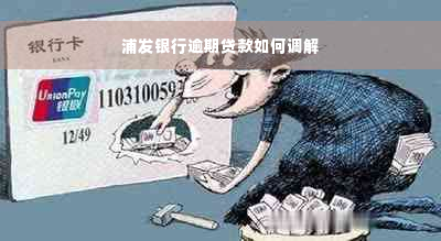 浦发银行逾期贷款如何调解