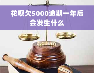 花呗欠5000逾期一年后会发生什么