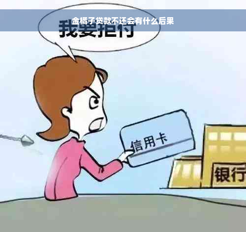 金橘子贷款不还会有什么后果