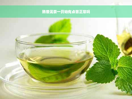 熟普洱茶一开始有点苦正常吗