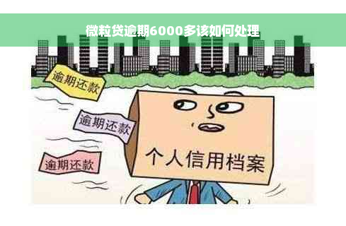 微粒贷逾期6000多该如何处理