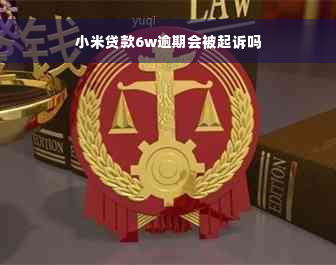 小米贷款6w逾期会被起诉吗