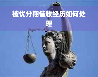 被优分期催收经历如何处理